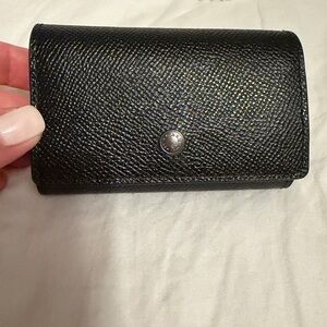 Coach Black Key & Card Holder